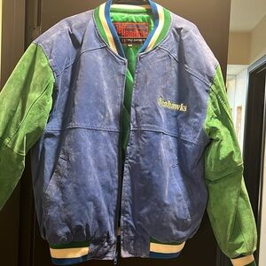 Vintage Seahawks Suede Jacket